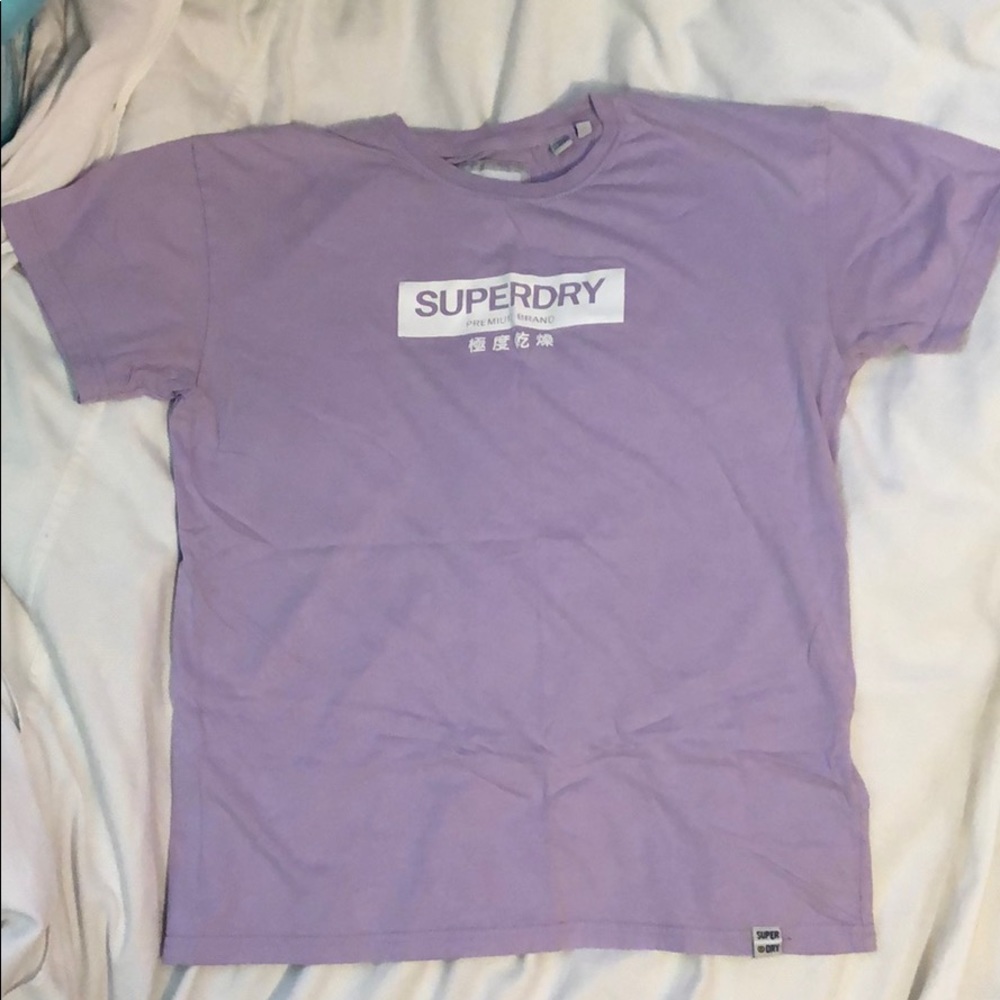 SuperDry Lilac T-Shirt S/S size xsmall/US 4